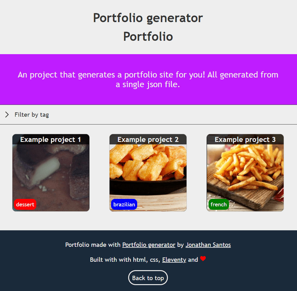 Portfolio Generator icon